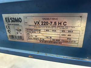 SDMO keevitusgeneraator 7,15kv 400V (5 фото из 5)