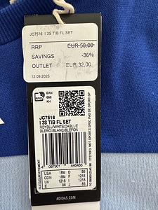 UUS Dressikomplekt Adidas, suurus 86 (4 foto / 4)