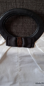 Käekott Salvatore Ferragamo riidest. (7 foto / 8)