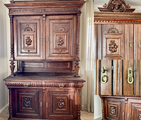 Renessanss stiilis antiikne puhvetkapp 1890a