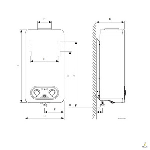 Газовый водонагреватель bosch Therm 4300 WR14 (3 фото из 4)