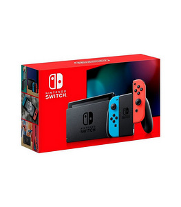 Nintendo Switch V2 + 128GB mälu+ mängud (1 foto / 1)