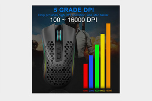 Programmeeriv RGB hiir Redragon M808-KS Storm Pro (8 foto / 8)