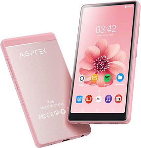 AGPTEK WiFi MP4-mängija T05 (rose) UUS! (4 foto / 4)