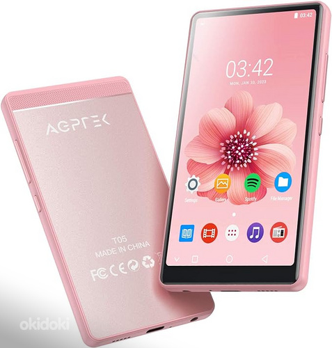AGPTEK WiFi MP4 плеер T05 (розовый) NEW! (фото #4)