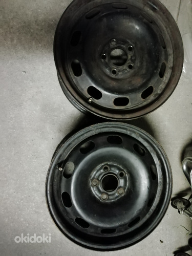 Диски железные VW R15 5X100 4 шт Golf 4, Bora.
