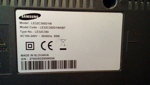 Samsung LE32C350D1W teler (5 foto / 6)