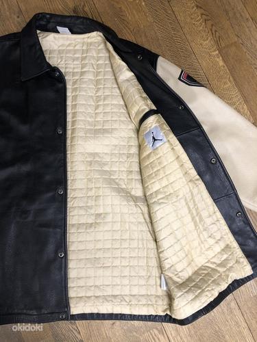 Air Jordan vintage leather jacket XXL (like new) (foto #4)