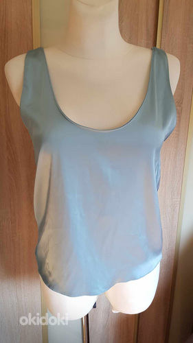 Атласная рубашка Zara, размер M (фото #4)