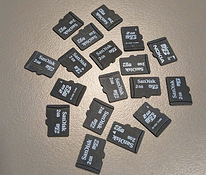 Micro SD mälukaardid 2GB 18tk.