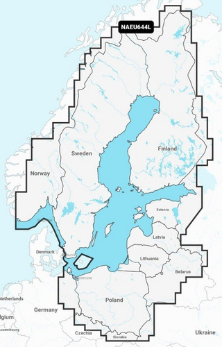 Merekaart Navionics 44Xg / EU644L 2027 uuendustega