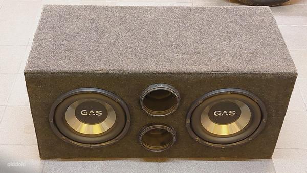 Автомобильный усилитель GAS Silver 200.4+сабвуфер GAS 2x10” (фото #1)