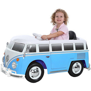 Laste elektriauto Volkswagen Bus Sinine (1 foto / 8)