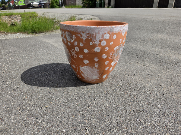 Suur savipott / terrakota lilepott (Ø 41 cm)