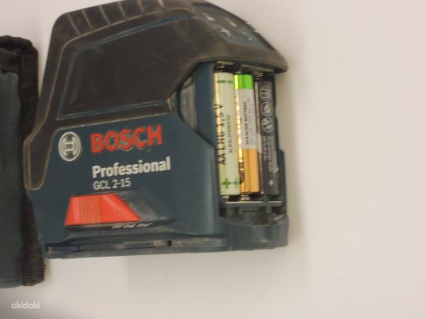 Лазерный нивелир Bosch GCL 2-15 G + чехол (фото #4)