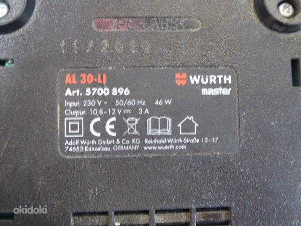 Аккумуляторный шуруповерт Würth ASS 12-A + 2.0Ач + зарядка (фото #9)