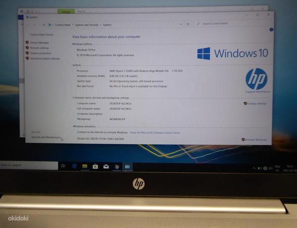 Sülearvuti HP ProBook 455R G6 + Laadija + Juhend + Karp (foto #9)