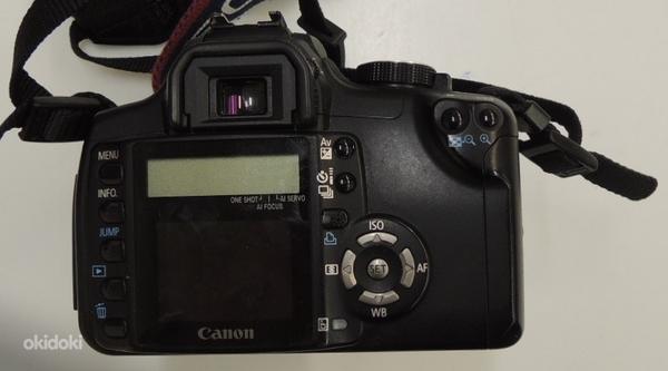 Peegelkaamera Canon 350D + laadija + objektiiv + kott (foto #5)