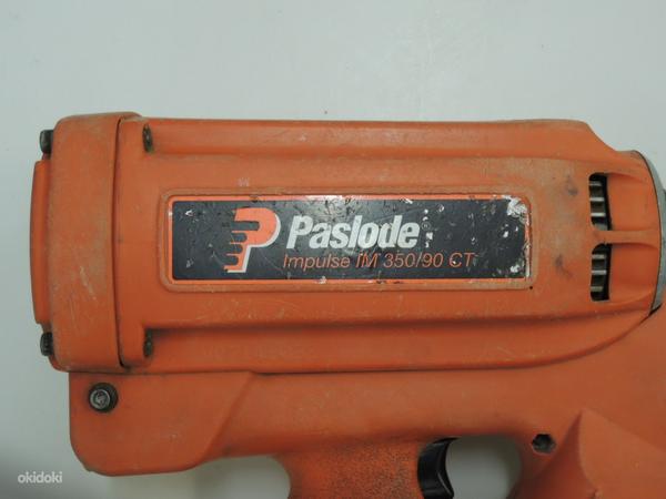 Газовый монтажный пистолет Paslode IM350/90CT + аку зарядка (фото #4)