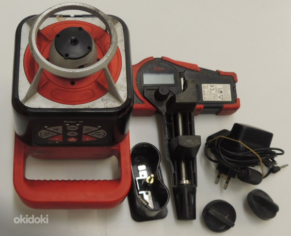 Ротационный лазер Leica roteo 35 + комплектующие + ящик (фото #7)