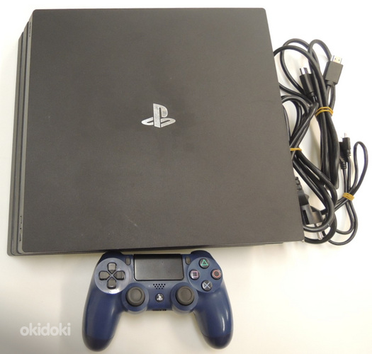 Игровая консоль Sony Playstation 4 pro 1tb + пульт + провода (фото #2)