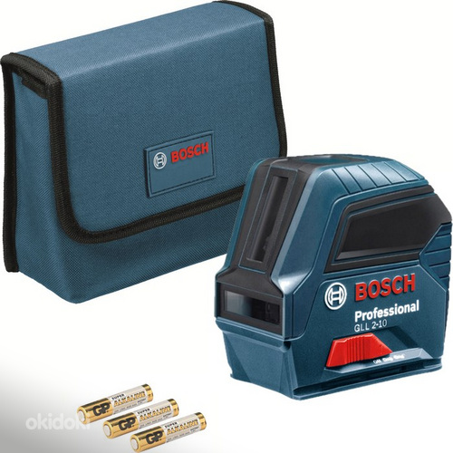 Ristjoonlaser Bosch GLL 2-10 + kott (foto #1)
