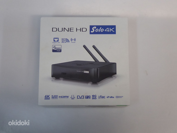 Медиаплеер Dune HD Solo 4K + пульт + антенна (фото #2)