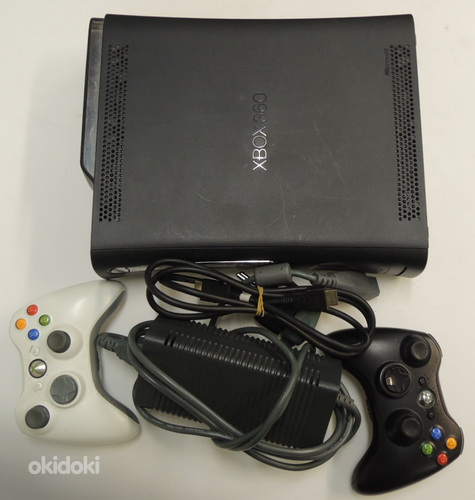 Игровая консоль XBos360 120Gb + 2 пульта + кабеля (фото #2)