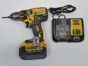Aku-trell DEWALT DCD790 + 4ah + laadija (2 foto / 5)