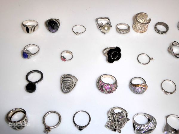 Серебренные кольца 925 пробы (фото #6)