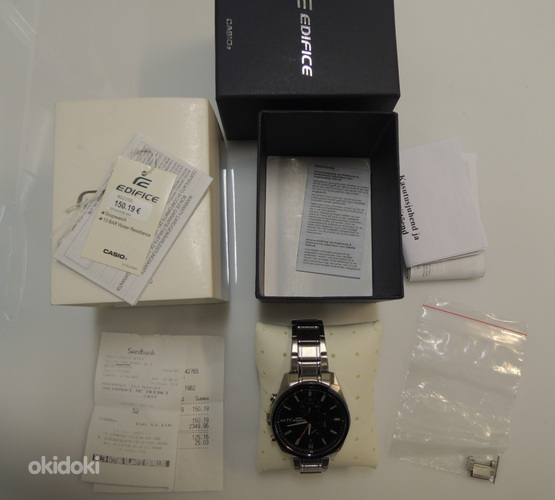 Мужские часы Casio Edifice EFV-610 DW + коробка + чек (фото #3)