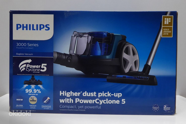 Пылесос безмешковый PowerPro Compact + Доп.насадка + Коробка (фото #3)