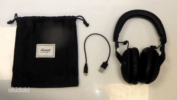 Juhtmevabad Kõrvaklapid Marshall Monitor II ANC + USB + Kott (foto #2)