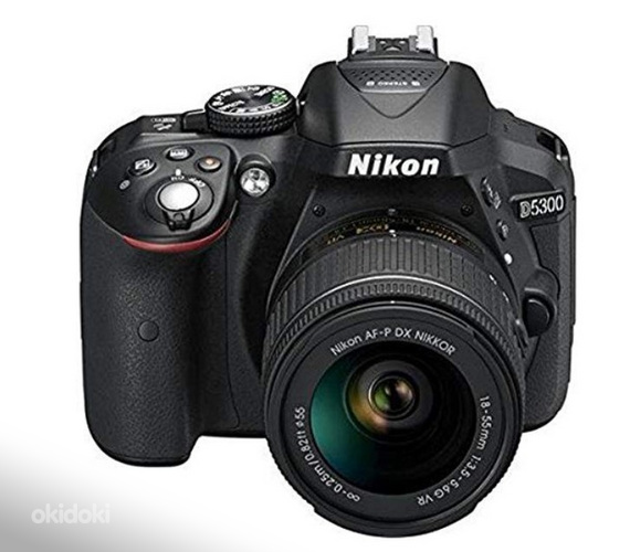 Peegelkaamera Nikon D5300 + 2 objektivid + laadija + kott (foto #1)