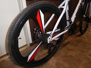 Велосипед MTB OUPAO 750 Цвет белый (4 фото из 5)