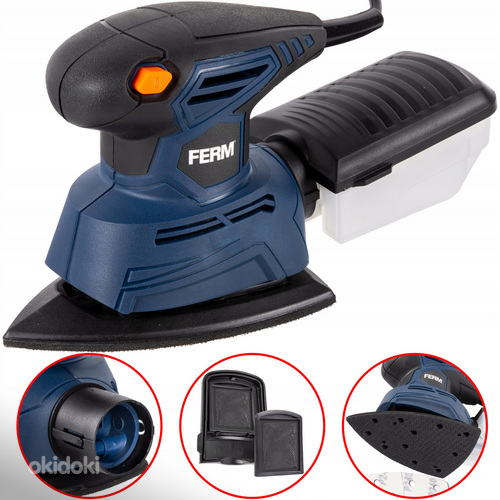 Орбитальная шлифмашина FERM 130 Вт PSM1035