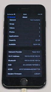 Nutitelefon Apple Iphone 7 32gb aku 79% + Ümbris (4 foto / 7)