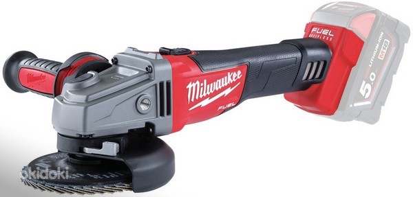 Akunurklihvija Milwaukee M18 CAG125X + laadija