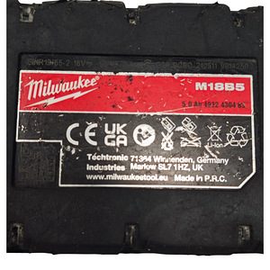 Aku Milwaukee 5,0 AH (5 foto / 5)