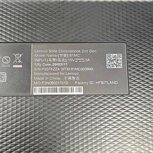 Sülearvuti Chromebook Lenovo 500e + laadija (5 foto / 6)