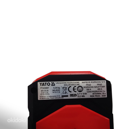 Akupank – YATO YT-83081 + Tarvikud + Kott, Nagu UUS