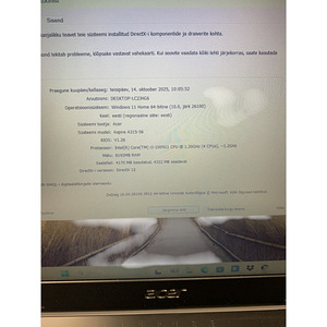 Sülearvuti Acer Aspire 3 + laadija (4 foto / 5)