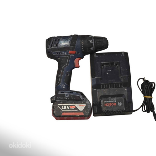 Akutrell Bosch GBSB 18V-LI + 5,0Ah + Laadija