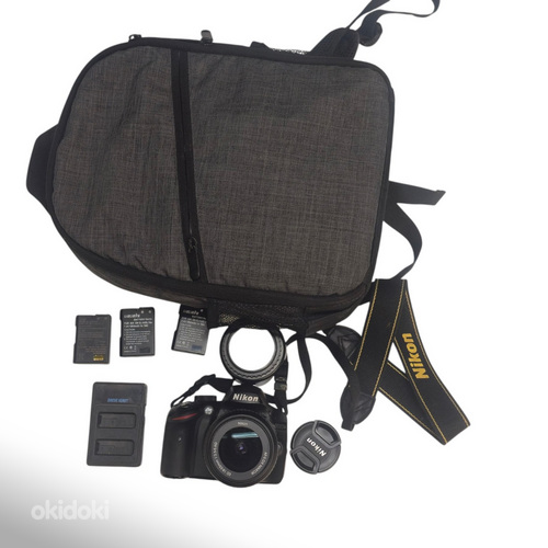 Фотоаппарат Nikon D3200 + зарядка + аку 3шт + сумка