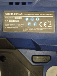 Akutrell Scheppach CCD45-20Pros + aku (5 foto / 5)