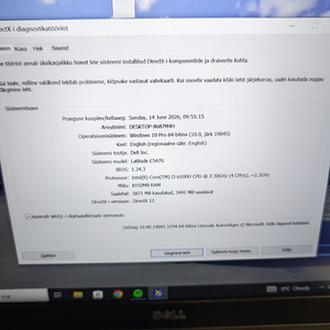 Sülearvuti Dell Latitude E5470 + Laadija (5 foto / 7)