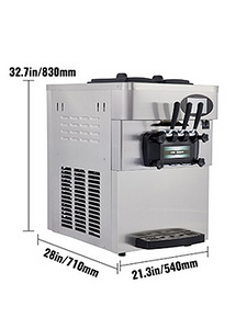 Pehme jäätise masin 2+1 maitset 2200W uus! (10 foto / 10)