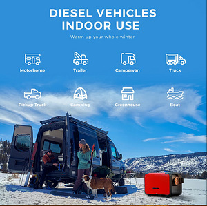 220V 12V-24V 5KW DIISELPUHUR nn webasto, uus (4 foto / 5)