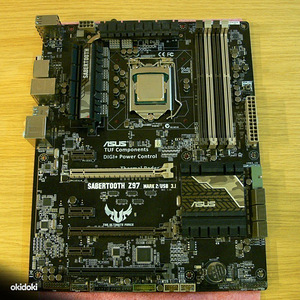 ASUS SABERTOOTH Z97 MARK 2, i5-4590, DDR3 16GB, SSD 240GB (6 foto / 10)