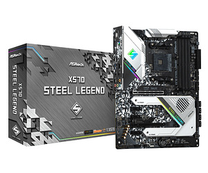 AsRock X570 Steel Legend, Ryzen7 3700x, DDR4 16GB, SSD 250GB (2 фото из 9)